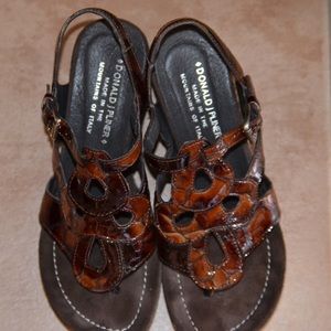 Donald J Pliner Croco Wedge